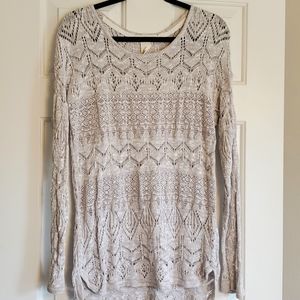 Lace sweater